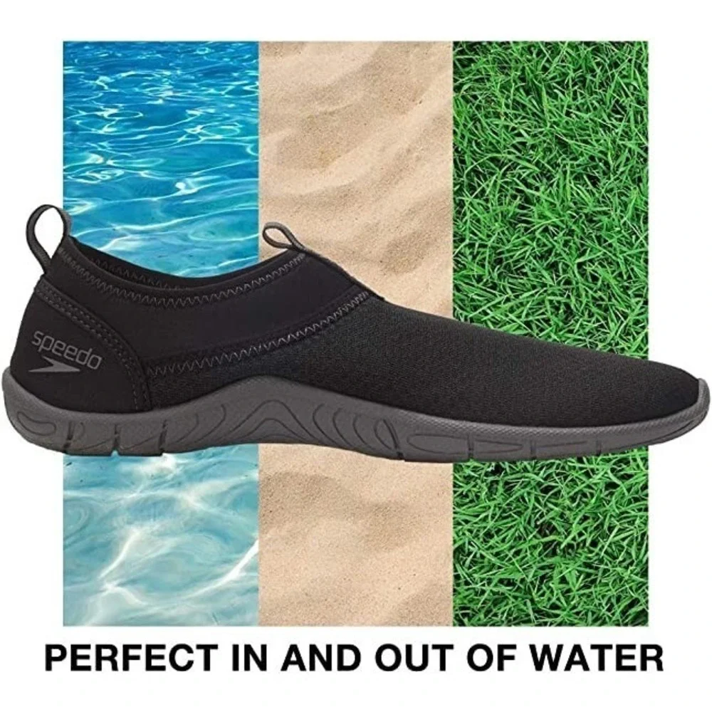 Speedo Tidal Cruiser Water‎ Shoes 7749127 Black Men's Size 12